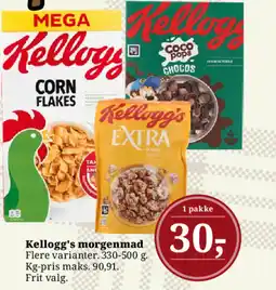 Dagli'Brugsen Kellogg's morgenmad tilbud