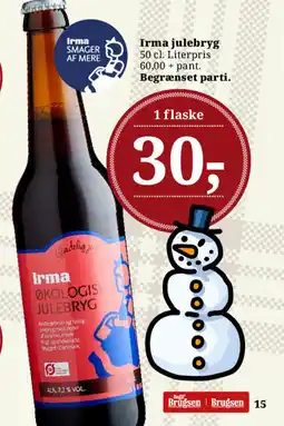 Dagli'Brugsen Irma julebryg tilbud