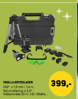 XL-BYG Trolla krydslaser tilbud