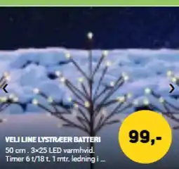 XL-BYG Veli line lystræer batteri tilbud