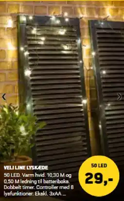 XL-BYG Veli line lyskæde tilbud