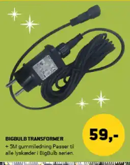 XL-BYG Bigbulb transformer tilbud