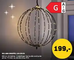 XL-BYG Veli line lyskuppel 120 led lys tilbud