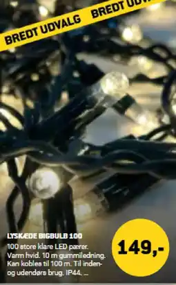 XL-BYG Lyskæde bigbulb 100 tilbud