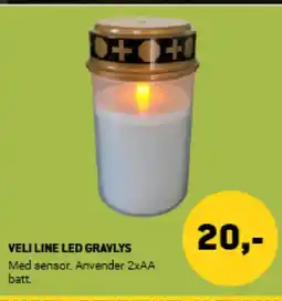 XL-BYG Veli line led gravlys tilbud