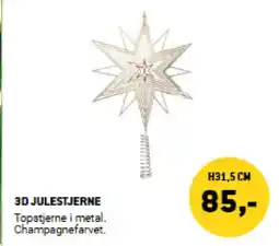 XL-BYG 3d julestjerne tilbud