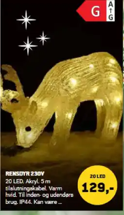 XL-BYG Rensdyr 230v tilbud