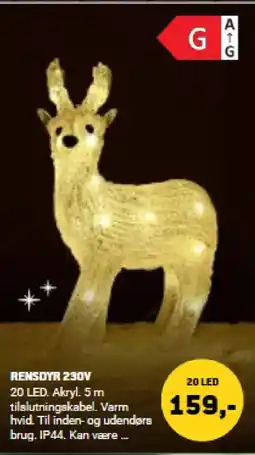 XL-BYG Rensdyr 230v tilbud