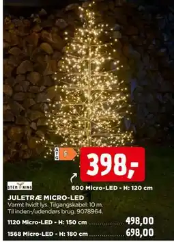 jem & fix JULETRÆ MICRO-LED tilbud