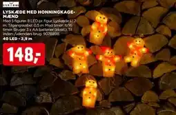 jem & fix LYSKÆDE MED HONNINGKAGEMÆND, DKK 148 tilbud