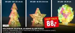 jem & fix HOLOGRAM JULETRÆ, STJERNE ELLER KUGLE, DKK 88 tilbud