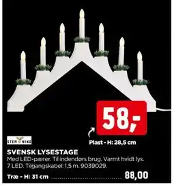 jem & fix SVENSK LYSESTAGE tilbud