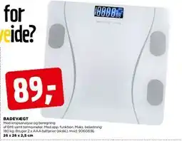 jem & fix BADEVÆGT, DKK 89 tilbud