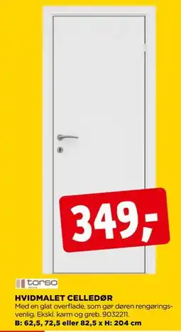 jem & fix HVIDMALET CELLEDØR, DKK 349 tilbud