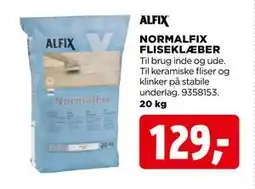 jem & fix NORMALFIX FLISEKLÆBER, DKK 129 tilbud
