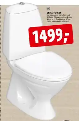 jem & fix CERA TOILET, DKK 1499 tilbud