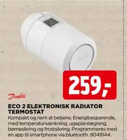 jem & fix ECO 2 ELEKTRONISK RADIATOR TERMOSTAT, DKK 259 tilbud