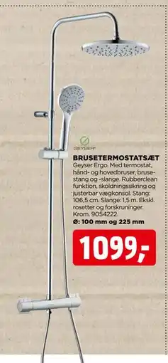 jem & fix BRUSETERMOSTATSÆT, DKK 1099 tilbud