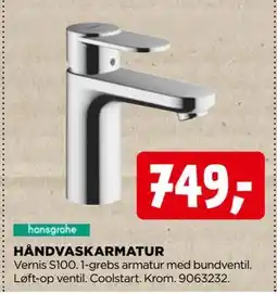 jem & fix HÅNDVASKARMATUR, DKK 749 tilbud