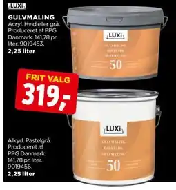 jem & fix GULVMALING, DKK 319 tilbud