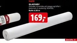jem & fix GLASVÆV, DKK 169 tilbud