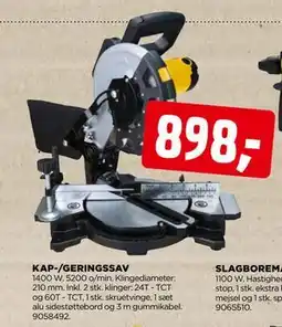 jem & fix KAP-/GERINGSSAV, DKK 898 tilbud