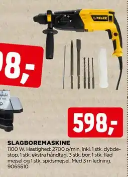 jem & fix SLAGBOREMASKINE, DKK 598 tilbud