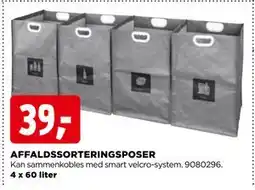 jem & fix AFFALDSSORTERINGSPOSER, DKK 39 tilbud