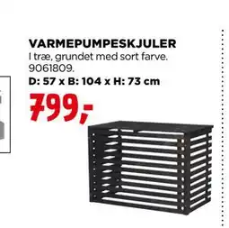 jem & fix VARMEPUMPESKJULER, DKK 799 tilbud