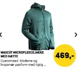 XL-BYG Mascot microfleecejakke med hætte tilbud