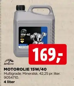 jem & fix MOTOROLIE 15W/40, DKK 169 tilbud