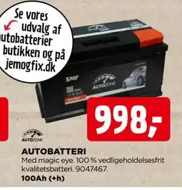 jem & fix AUTOBATTERI, DKK 998 tilbud