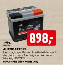 jem & fix AUTOBATTERI, DKK 898 tilbud