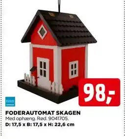 jem & fix FODERAUTOMAT SKAGEN, DKK 98 tilbud