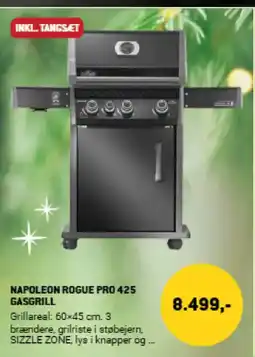 XL-BYG Napoleon rogue pro 425 gasgrill tilbud