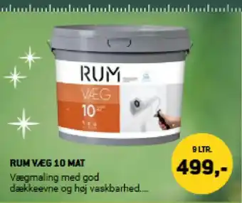 Rum væg 10 mat