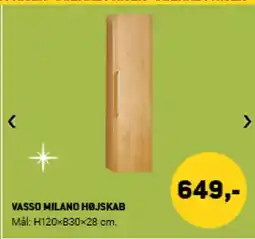 XL-BYG Vasso milano højskab tilbud