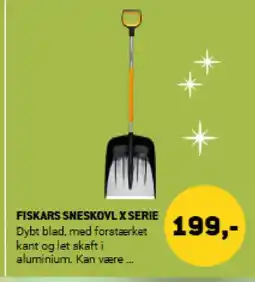 XL-BYG Fiskars sneskovl x serie tilbud