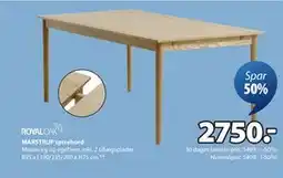 JYSK MARSTRUP spisebord, DKK 2750 tilbud