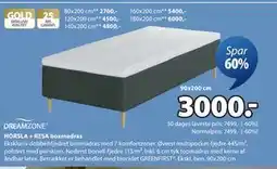 JYSK HORSLA + RESA boxmadras, DKK 3000 tilbud