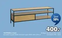 JYSK TRAPPEDAL tv-bord, DKK 400 tilbud