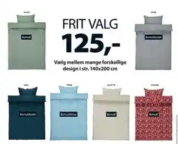 JYSK Vælg mellem mange forskellige design i str. 140x200 cm, DKK 125 tilbud