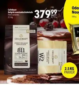 Citti Callebaut Belgisk overtrækschokolade, DKK 379.99 tilbud