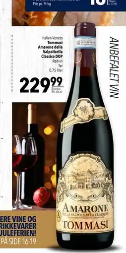Citti Tommasi Amarone della Valpolicella Classico DOP, DKK 229.99 tilbud