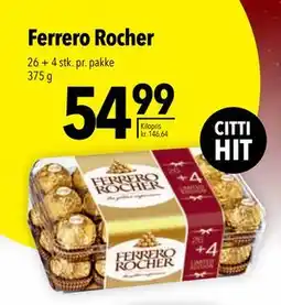Citti Ferrero Rocher, DKK 54.99 tilbud