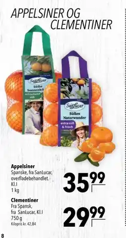Citti Appelsiner, DKK 35.99 tilbud