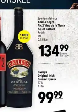 Citti Baileys Original Irish Cream Liqueur, DKK 99.99 tilbud