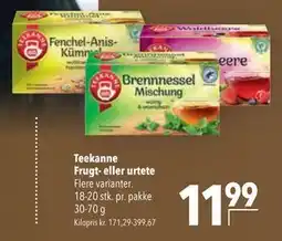 Citti Teekanne Frugt- eller urtete, DKK 11.99 tilbud