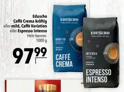 Citti Eduscho Caffè Crema kräftig. eller. mild, Caffè Variation eller Espresso Intenso, DKK 97.99 tilbud