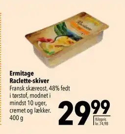 Citti Ermitage Raclette-skiver, DKK 29.99 tilbud